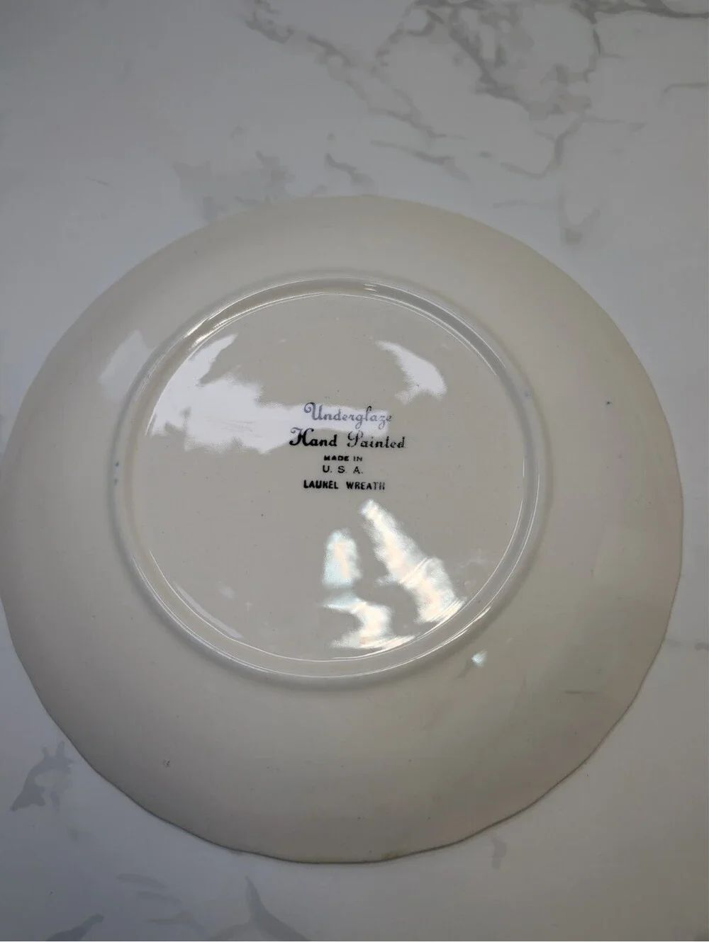 Blue Ridge Laurel Wreath Luncheon Salad Plates Set of 4 8.5
